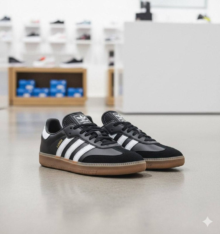 Adidas basket samba noir stylées, confortables.