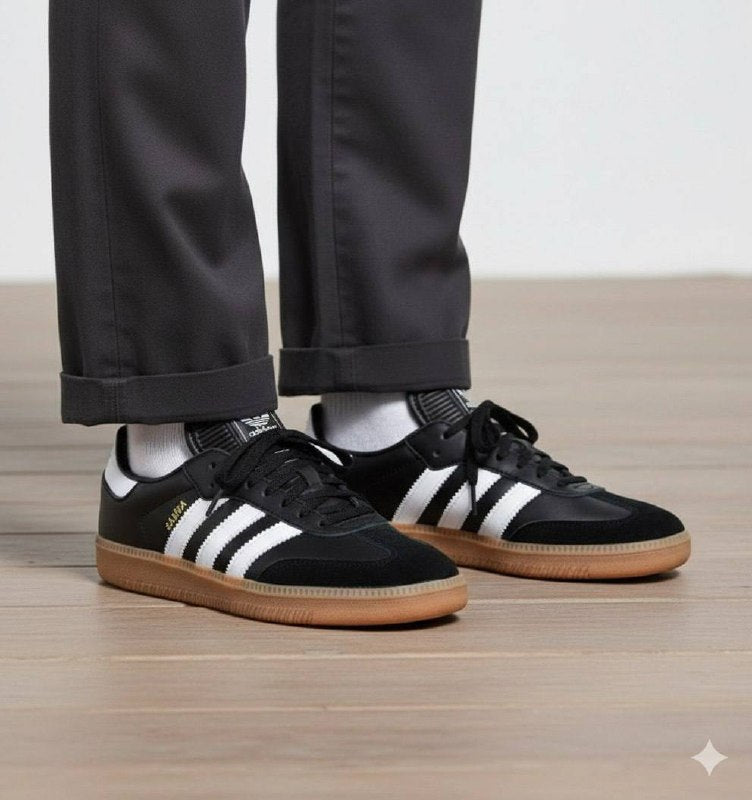 Adidas basket samba noir stylées, confortables.